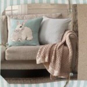 Snuggle Bunny Set of 2 Decorative Pillows 20 x 20